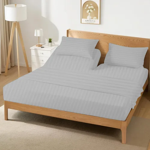 Miniatura 10 de OnlineBestDeal's Top Split - Juego de sábanas tamaño Queen para camas ajustables, media sábana de 18 pulgadas de profundidad, 28 pulgadas, 800 Negro