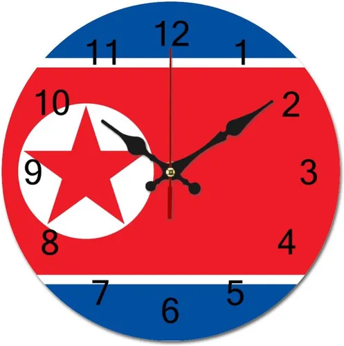 Miniatura 12 de Reloj de pared con diseño de bandera de Filipinas, decoración patriótica de 12 pulgadas, funciona con pilas, silencioso, sin tictac, decoración