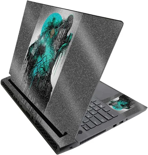 Miniatura 114 de MightySkins - Skin brillante con purpurina para Alienware M17 R3 (2020) y M17 R4 (2021) - Diversión de los años 90 Acabado duradero con purpurina