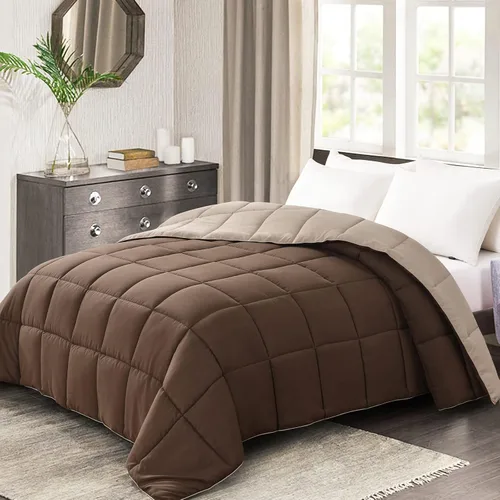 Miniatura 20 de Homelike Moment Edredón tamaño King – Inserto de edredón púrpura, relleno alternativo de plumón, cama tamaño King, ropa de cama ligera, acolchada