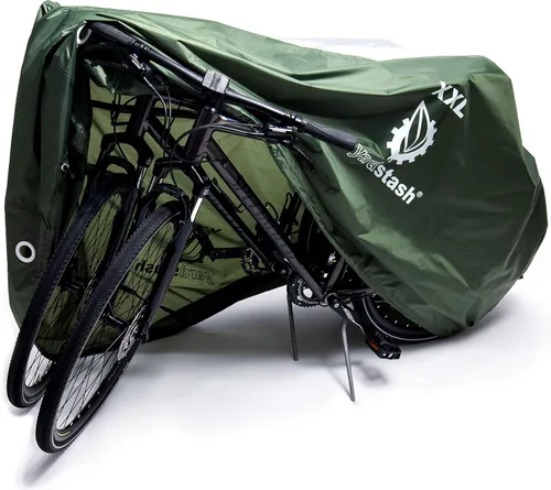 Miniatura 7 de YardStash Funda para bicicleta – Fundas reflectantes XXL para almacenamiento exterior – Refugios de lona de jardín impermeables y resistentes a