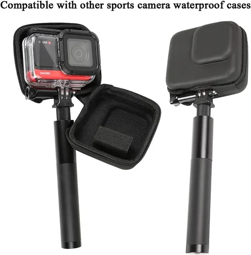 Miniatura 7 de Funda rígida de transporte para GoPro Hero 13 12 11 10 9 8 7 6 5 4 Mission 1 Pro carcasa impermeable DJI Osmo Action 6 5 4 3 cámara impermeable