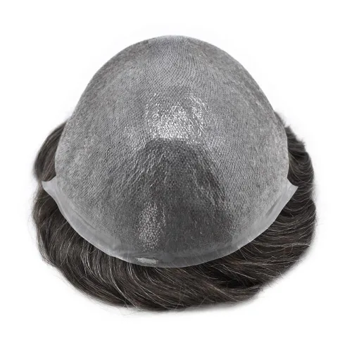 Miniatura 9 de Toupee for Men Human Hair Pieces Ultra Thin Skin Mens Toupee Hair Replacement System Mens Hair Units for Men