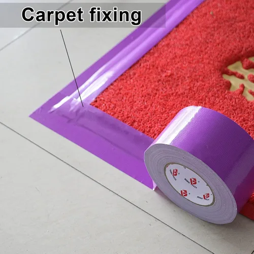 Miniatura 3 de Cinta adhesiva morada de 3 pulgadas impermeable, resistente, 3 pulgadas x 60 yardas, cinta adhesiva de grado industrial de 9 milésimas de pulgada