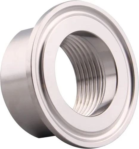Miniatura 3 de DERNORD Abrazadera Sanitaria Tri a NPT Hembra Tri Clover (1" NPT Hembra (abrazadera Tri de 1.5 pulgadas))