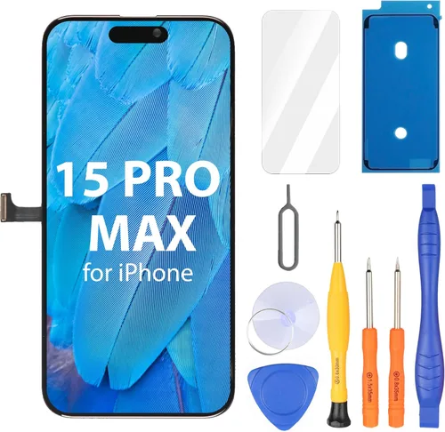 Miniatura 8 de Ayake Reemplazo de pantalla para iPhone 13 Pro Max, pantalla LCD FHD de 6.7 pulgadas y pantalla digitalizadora táctil, tono real programable, restos