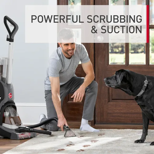 Miniatura 9 de Hoover PowerDash Pet Advanced - Máquina limpiadora de alfombras compacta con limpieza de superficies elevadas, máquina de champú de alfombras
