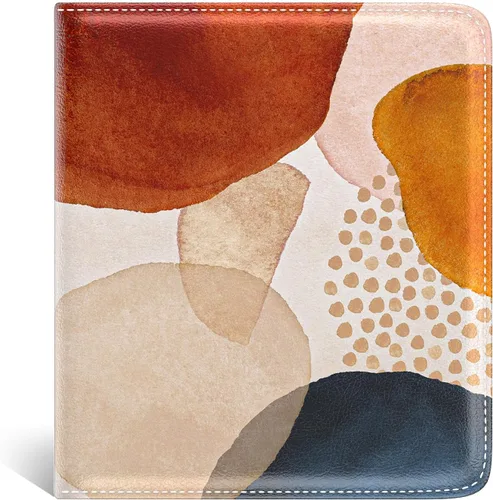 Miniatura 26 de Nipichsha Cartera para mujer, billetera pequeña y delgada con bloqueo RFID para tarjetas de crédito, cartera de cuero compacta de dos pliegues
