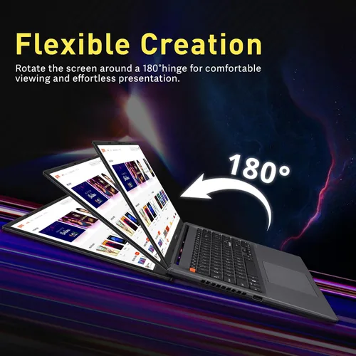 Miniatura 5 de ASUS VivoBook S15 Slim portátil, pantalla FHD de 15.6 pulgadas, Ryzen 5-5600H, 8 GB de RAM, almacenamiento de 1.16 TB