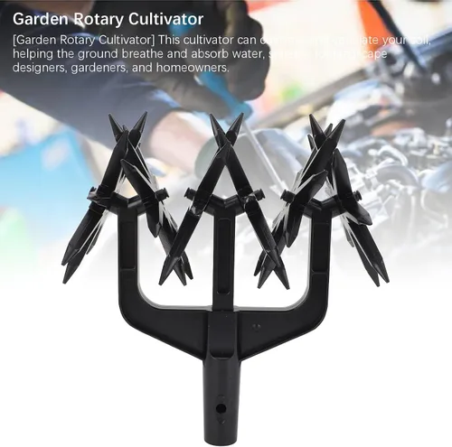 Miniatura 4 de Aflojador de suelo de jardín Tiller giratorio Kuuleyn Garden Cultivador giratorio Abs plástico mano suelo escarificador manual herramienta