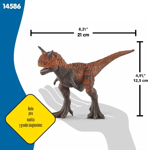 Miniatura 4 de Schleich Dinosaurios – Figura realista de Carnotaurus con mandíbula movible – Juguete de dinosaurio grande – Figura de dinosaurio prehistórica