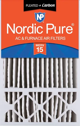 Miniatura 31 de Nordic Pure 16x25x5 (15_3/4 x 24_3/4 x 4_3/8) Filtros de aire de repuesto MERV 12 para Honeywell/Lennox, paquete de 2