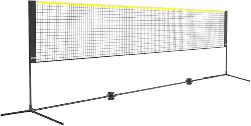 Miniatura 11 de VEVOR Badminton Net, Height Adjustable Volleyball Net, Wide Foldable Pickleball Net, Portable Easy Setup Tennis Net Set with Poles, Stand and Carry