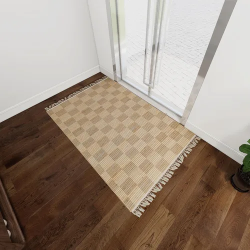 Miniatura 17 de Eco Crave Alfombra de pasillo de yute de 2,6 x 8 pies – Alfombra de diseño geométrico 100% natural de yute trenzada a mano, alfombra de acento