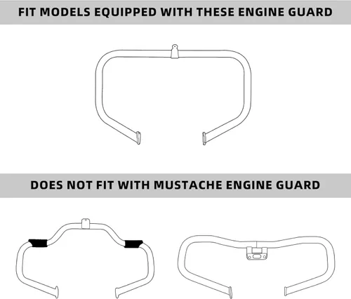 Miniatura 5 de XFMT - Carenadura inferior ventilada para las piernas tipo guantera, modelos FLT, FLHT, FLHTCU, FLHRC, Road King, Street Glide, Electra Glide, Negro