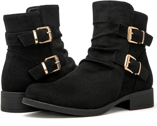 Miniatura 2 de GLOBALWIN Women's Ankle Boots for Women Booties for Women Low Heel