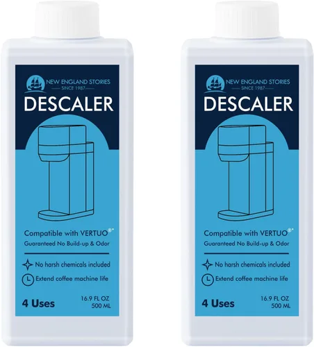 Solución de descalcificación compatible con Nespresso, kit de descalcificación de 2 años y 8 usos totales. Elimina eficazmente la acumulación de cal