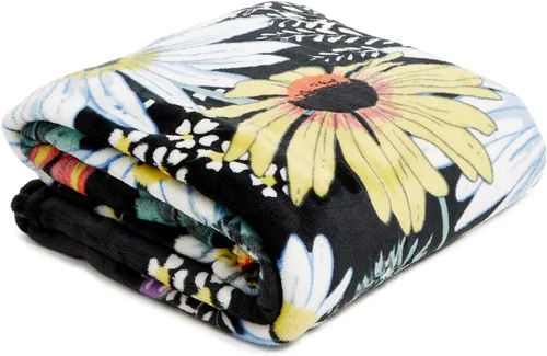 Miniatura 21 de Vera Bradley Manta de felpa de forro polar Botánico Paisley Rosa