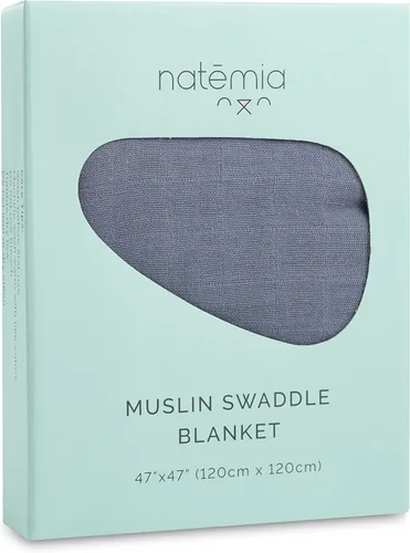 Miniatura 10 de Natemia Manta de muselina para bebé (rosa), suave y sedosa, manta de recepción suave para recién nacidos, niños y niñas, versátil, transpirable