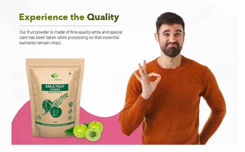 Miniatura 6 de Amla Powder 1 lb (16 onzas) Procesado a partir de bayas silvestres Amla cultivadas orgánicamente sin OMG No irradiado Sin gluten crudo Sin