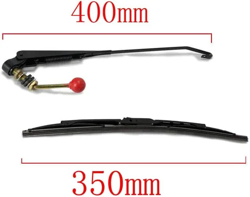 Miniatura 5 de UTV Limpiaparabrisas Manual Operado a Mano para Polaris Ranger 570 800 900 1000, Polaris RZR 800 900 1000 XP, Polari General 1000 Can Am Kawasaki