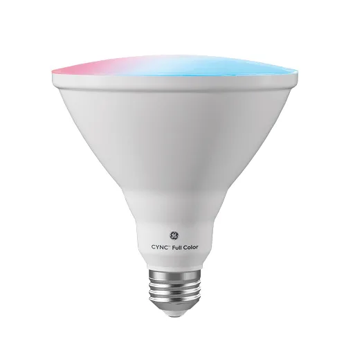 Miniatura 2 de GE Cync PAR38 Bombilla LED inteligente, reflector de exterior que cambia de color, compatible con Alexa y Google Home (paquete de 4)
