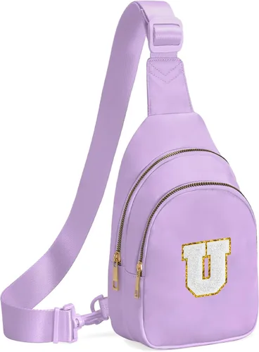 Miniatura 60 de Regalos de cumpleaños Viverte para niñas de 7, 8, 9, 10, 11, 12, 13 años, pequeño bolso cruzado de hombro con inicial, bolso cruzado de hombro