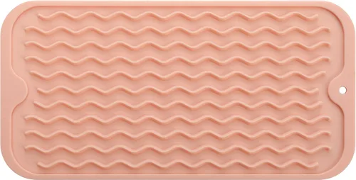 Miniatura 110 de MicoYang Alfombrilla de silicona para secado de platos para múltiples usos, fácil de limpiar, ecológica, resistente al calor, alfombrilla