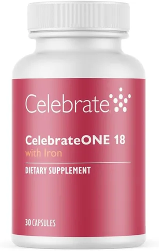 Miniatura 7 de Celebrate Vitamins CelebrateONE 18, 18 mg de hierro, multivitamínico bariátrico una vez al día, vitaminas y minerales esenciales, bypass gástrico