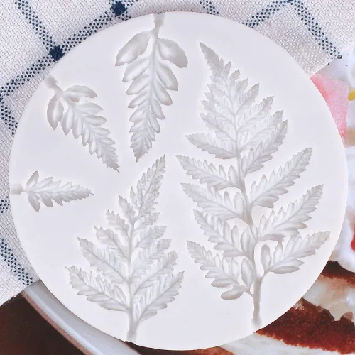 Miniatura 4 de Molde de silicona para hojas de rosa, moldes para fondant, herramientas de decoración de pasteles, herramientas de decoración de tartas, moldes