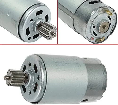 Miniatura 3 de SHENGLE 390 18000RPM Motor eléctrico de 6 voltios, RS390 6V Motor Drive caja de cambios accesorio para niños paseo en coche niños paseo en piezas