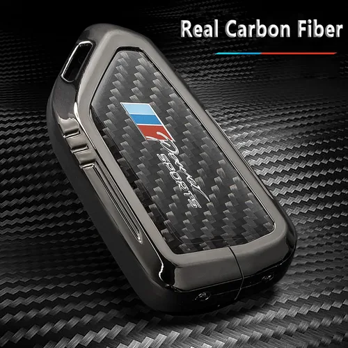 Miniatura 51 de Funda para llavero BMW con llavero, fibra de carbono real, protección de aleación de zinc, compatible con BMW 1 3 4 5 6 7 Series X1 X3 X4 M5 M6 GT3