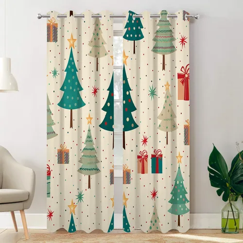 Miniatura 57 de Batmerry Silueta de hombre y niño, marco en forma de corazón con figuras, tratamiento de ventana, cortina corta de cocina multicapa de poliéster