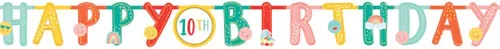 Miniatura 6 de Disney Frozen 2 - Cartel jumbo con letras "Add-An-age", 10.5 x 10 pulgadas (paquete de 1), decoración de papel multicolor para fiestas, ideal