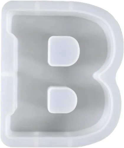 Miniatura 10 de Moldes de letras grandes para resina – Moldes epoxi de letras mayúsculas 3D de 7 pulgadas, moldes de silicona del alfabeto grande de la A a la Z