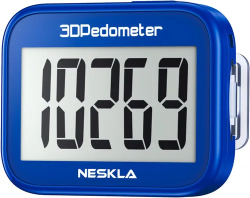 Miniatura 9 de 3D Pedometer for Walking, Simple Step Counter with Large Digital Display, Step Tracker with Removable Clip Lanyard, Accurately Track Steps for Men