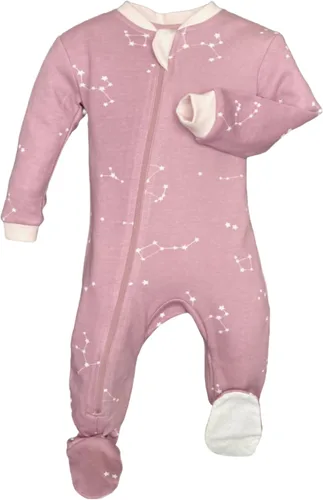 Miniatura 65 de ZippyJamz - Pijama orgánica para bebé con pies y cremallera para cambiar pañales fácil y rápido