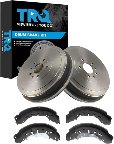 Miniatura 25 de Kit de tambor de freno y zapata ABS trasero TRQ Compatible con Subaru Forester Impreza