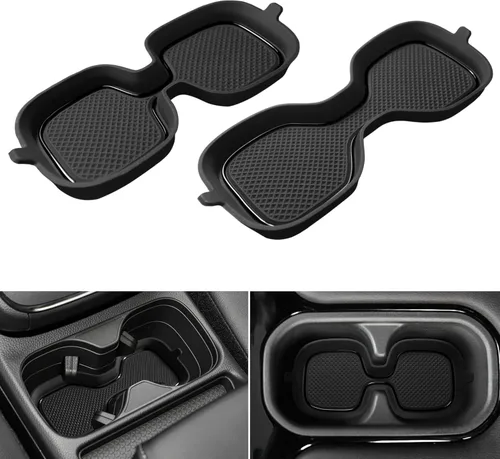 Insertos para portavasos para accesorios CRV 2023 2024 2025 2026 antipolvo para consola central, protector de tazas, almohadilla de decoración