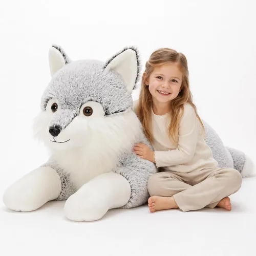 Miniatura 10 de BENINY Juguete de Peluche Grande de Ajolote Azul, Animal de Peluche Gigante de Ajolote de 39", Juguetes Grandes Regalo para Niñas Niños, Almohada