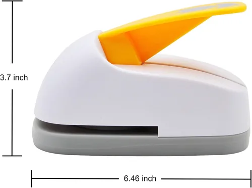 Miniatura 3 de Punzón de palanca para manualidades, longitud lateral, 2.6 pulgadas, perforador triangular equilátero, herramienta profesional para manualidades