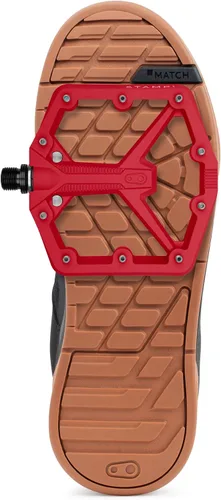 Miniatura 6 de Crankbrothers Stamp Pedales Planos MTB - Pedales de Bicicleta Ligeros, Versátiles y Duraderos de Tamaño Específico Rojo