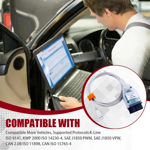 Miniatura 2 de Cable Mini VCI J2534 v18.00.008, adaptador de escáner OBD2 para GM Tech 2, OBDLink EX, USB, herramienta de diagnóstico para autos FIXD, escáner