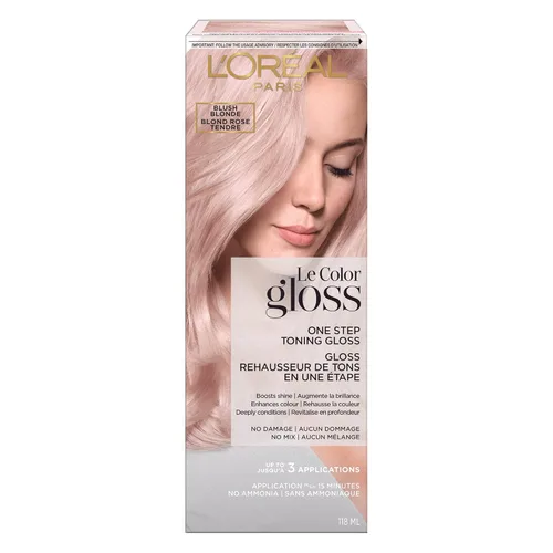 Miniatura 9 de L'Oreal Paris Le Color One Step Toning Hair Gloss, Castaño Frío, 4 onzas Fresco Morena