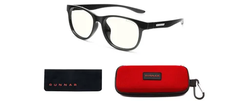 Miniatura 11 de GUNNAR - Gafas de luz azul para niños (de 8 a 12 años) - Bloquean el 65% de la luz azul - Rush, azul marino, tinte ámbar