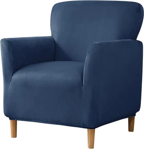 Miniatura 21 de Fundas de jacquard para sillón de banquete, fundas suaves para sillón, fundas elásticas de 1 pieza para sala de estar, funda antideslizante