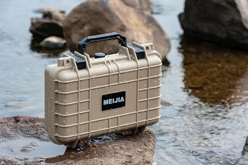 Miniatura 6 de MEIJIA Funda rígida protectora impermeable portátil para todo tipo de clima, funda para cámara pequeña, funda seca con espuma personalizable