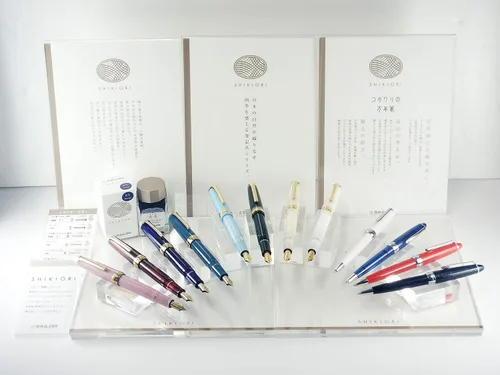 Miniatura 3 de Sailor 11-0558-201 - Pluma estilográfica, tejido de cuatro estaciones, agua de luna y noche, flor de cerezo nocturna, punta fina