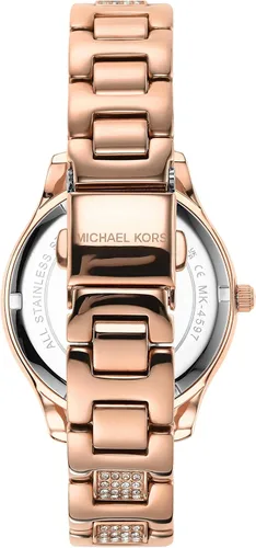 Miniatura 5 de Michael Kors Reloj de cuarzo Liliane para mujer con correa de acero inoxidable