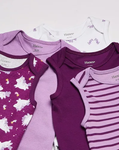 Miniatura 3 de Hanes Body unisex para bebé sin mangas Ultimate Flexy para niños y niñas paquete de 5